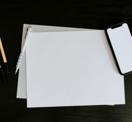 Discovery! A blank sheet of paper, waiting for ideas.